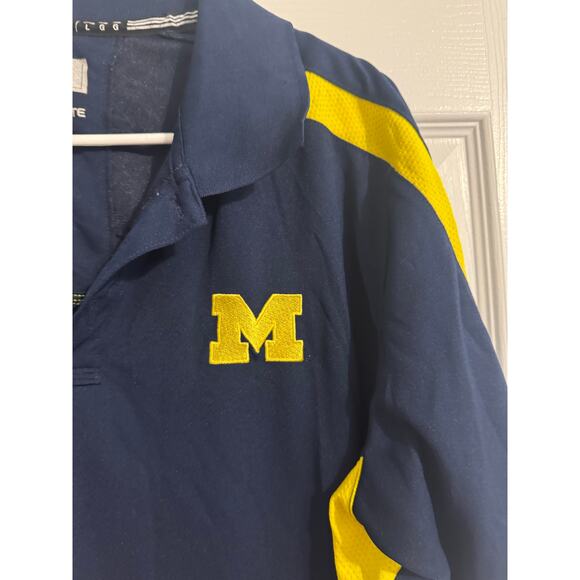 Adidas University of Michigan Dri-Fit Athletic Polo Block M Sz: Large - Picture 4 of 4